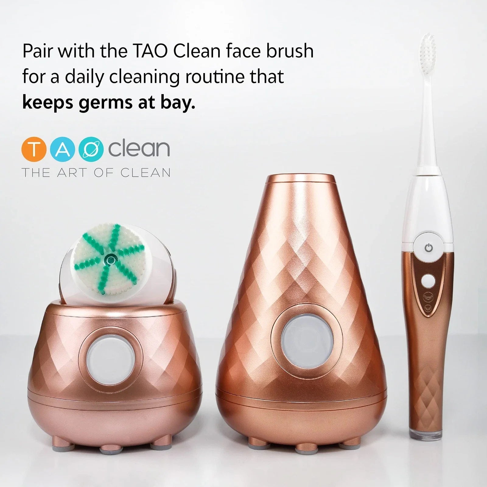Tao Clean UV Sanitizing Sonic Toothbrush and Cleaning Station, Electric Tooth...