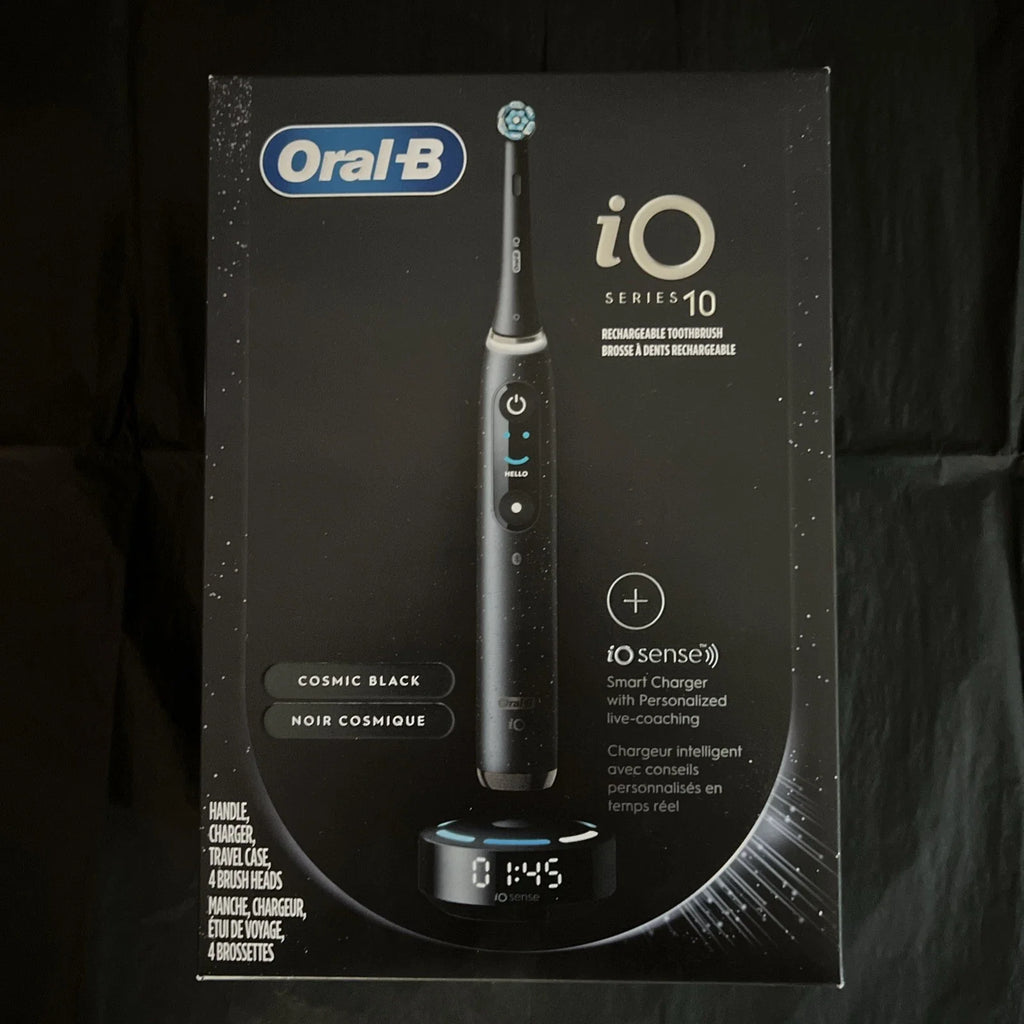 Oral-B iO Series 10 Rechargeable Electric Toothbrush - Cosmic Black